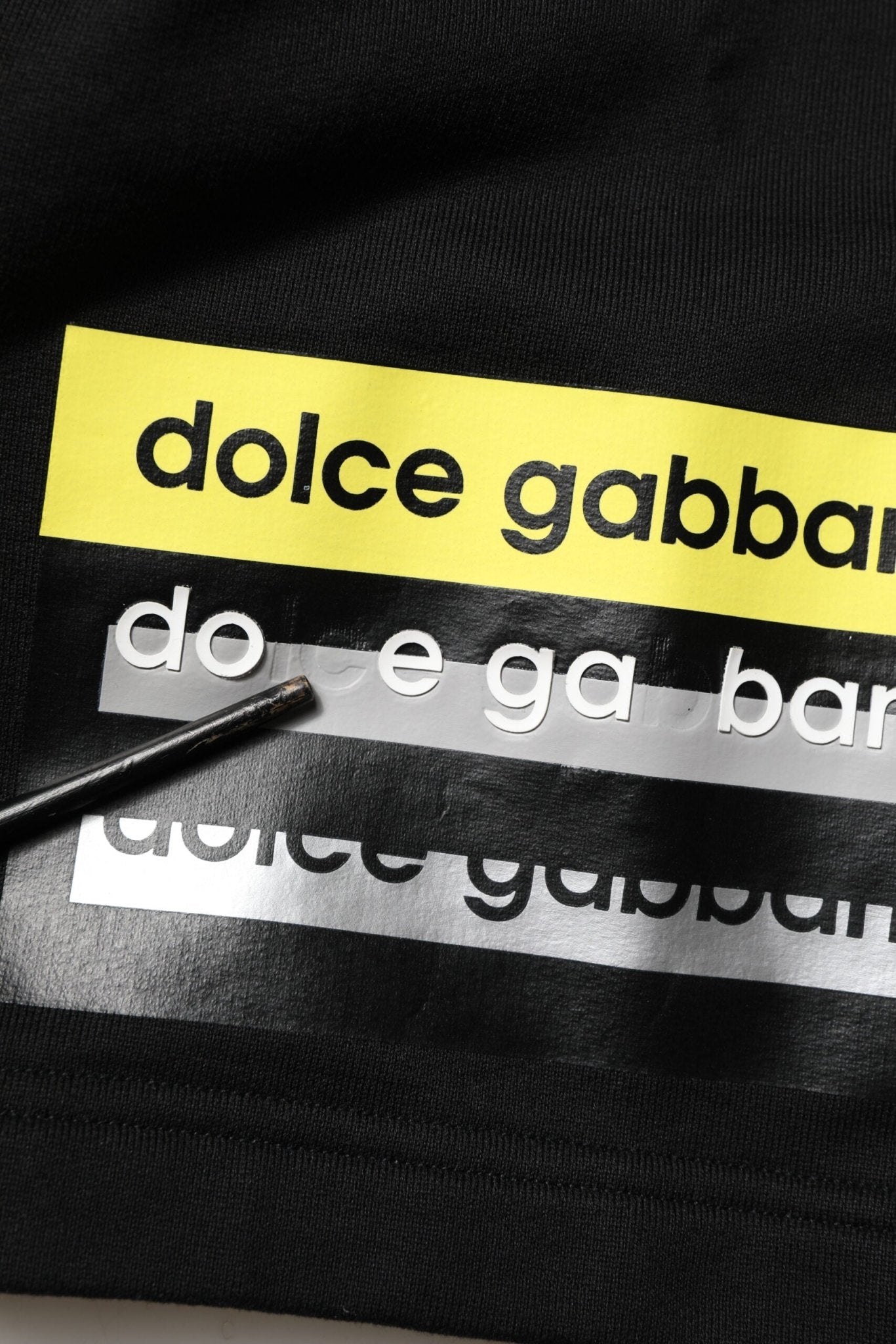 Dolce & Gabbana Black Cotton Mid Waist Casual Bermuda Short - RIMODA