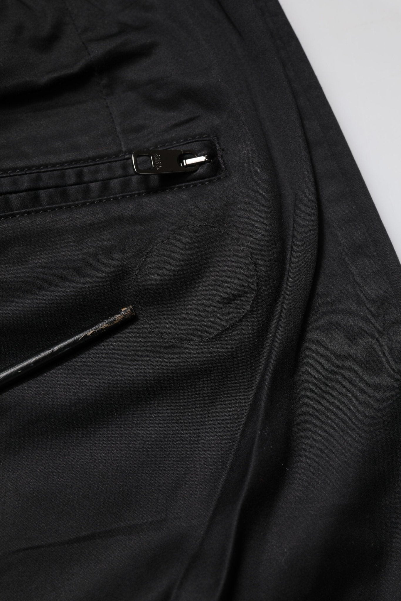 Dolce & Gabbana Black Cotton Mid Waist Jogger Pants - RIMODA