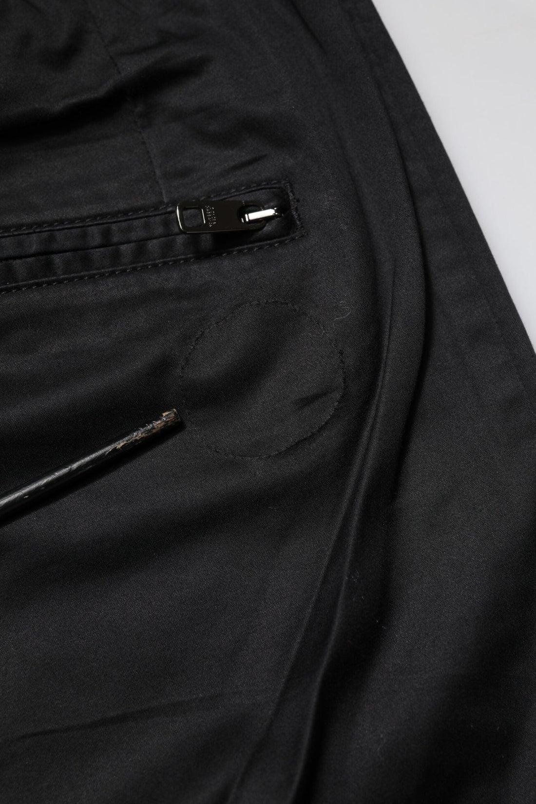 Dolce & Gabbana Black Cotton Mid Waist Jogger Pants - RIMODA