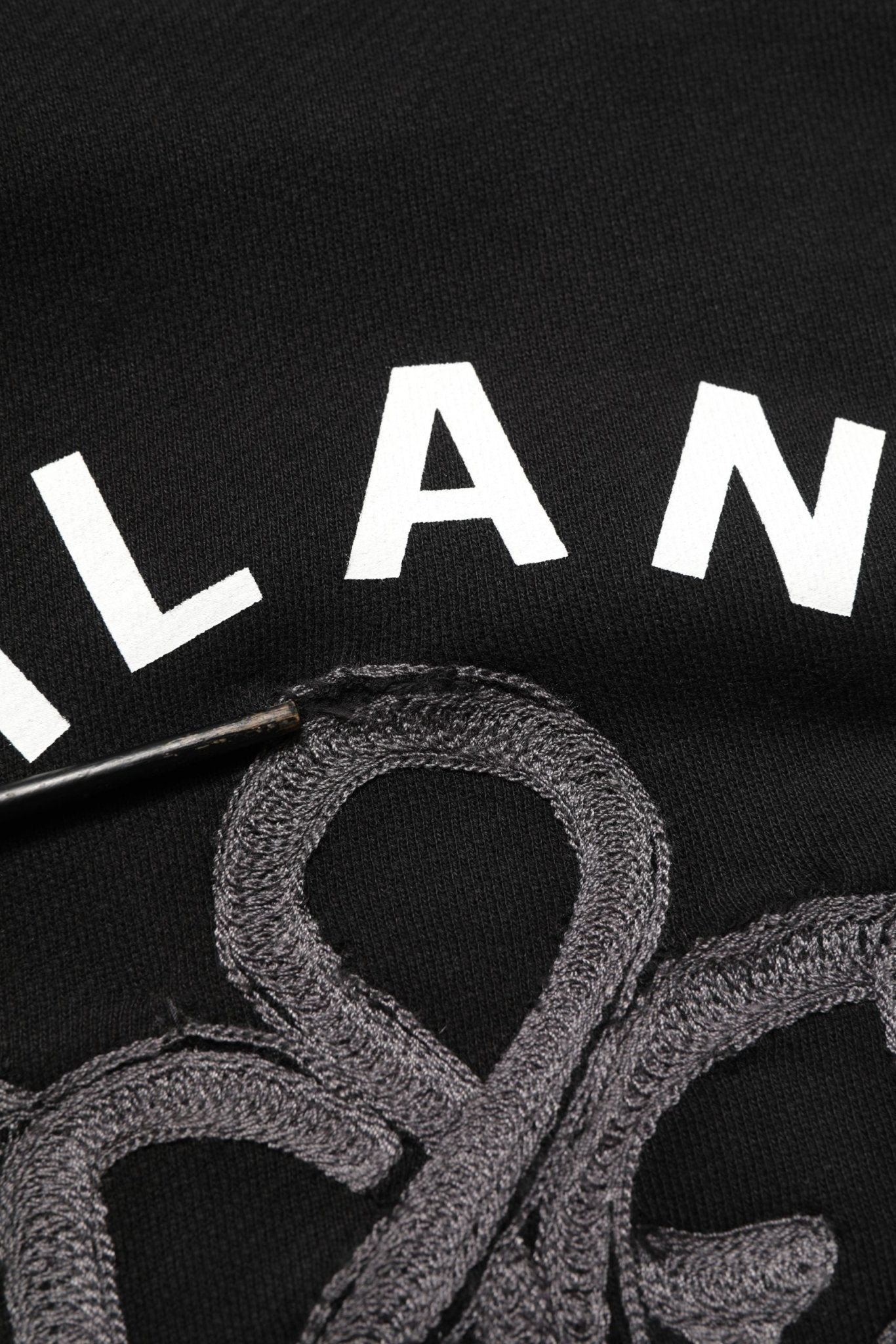Dolce & Gabbana Black Cotton Milano1984 Print Hoodie Sweater - RIMODA