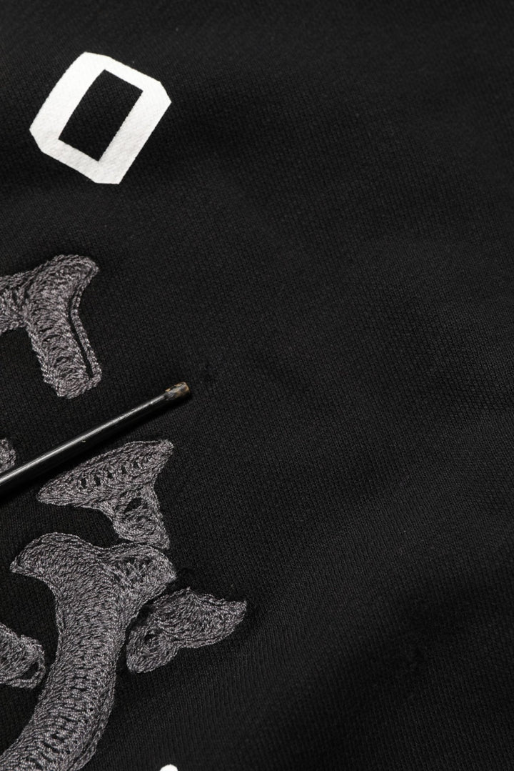 Dolce & Gabbana Black Cotton Milano1984 Print Hoodie Sweater - RIMODA