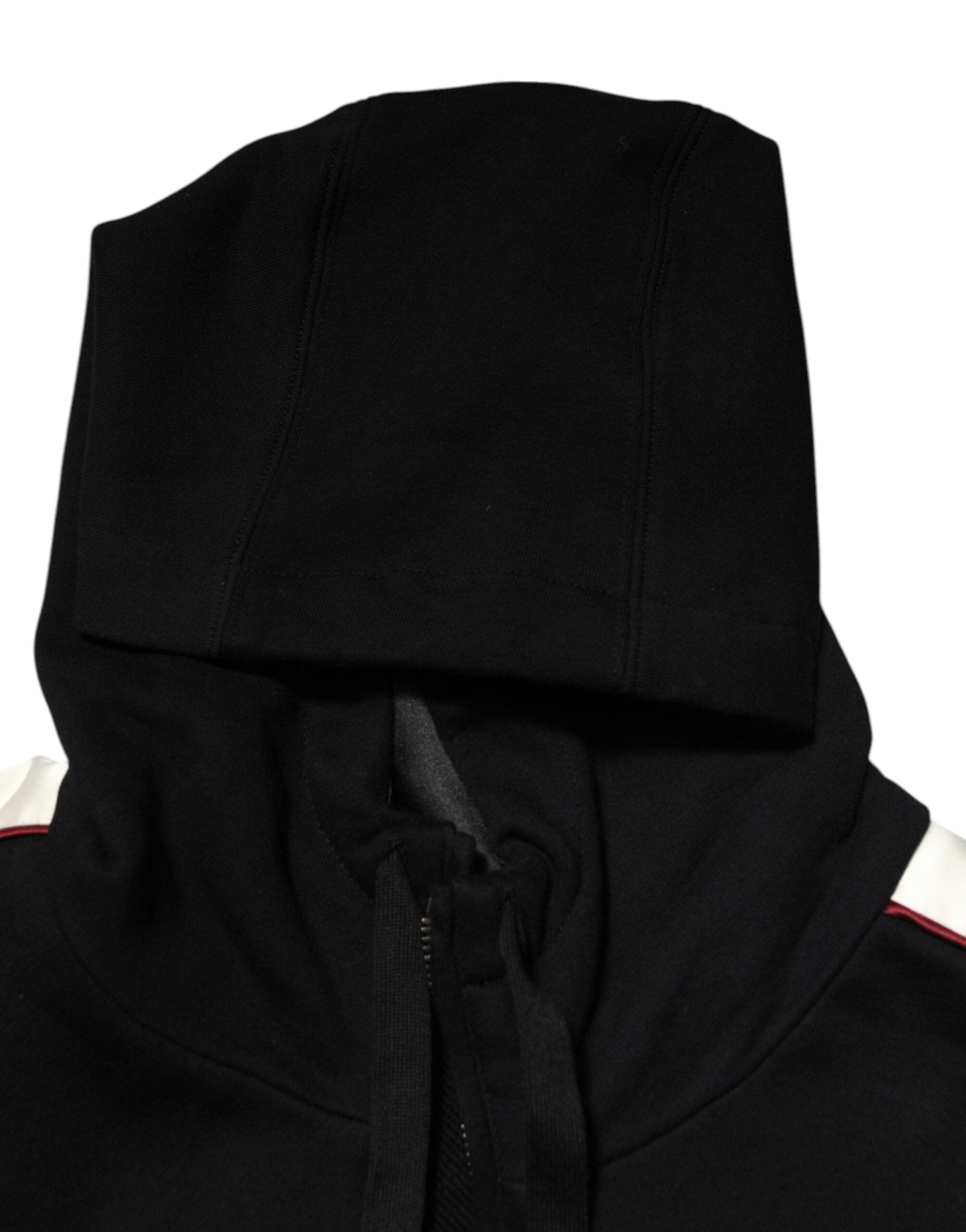 Dolce & Gabbana Black Cotton Plaque Track Cardigan Sweater - RIMODA