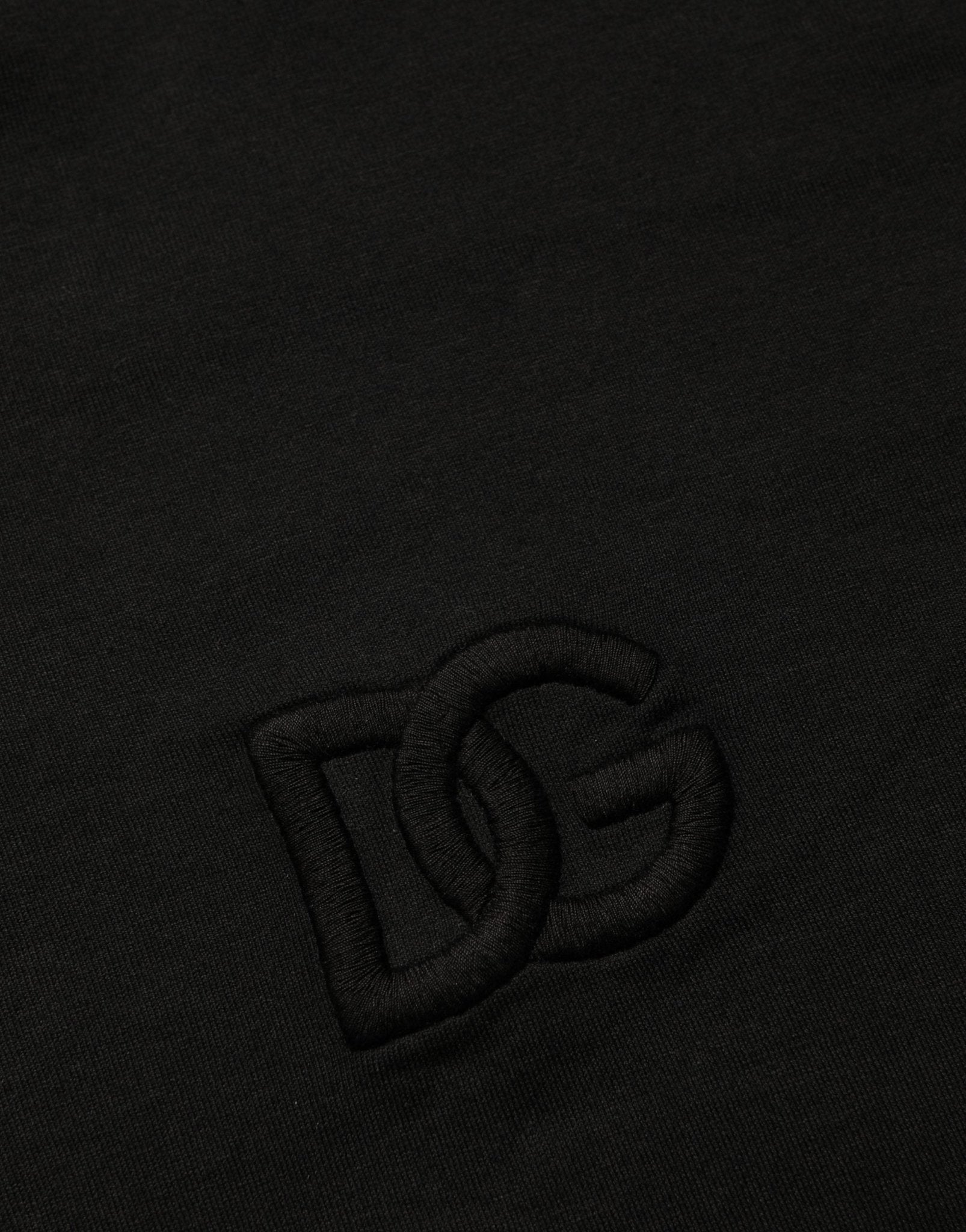 Dolce & Gabbana Black Cotton Short Sleeves Crew Neck T-shirt - RIMODA