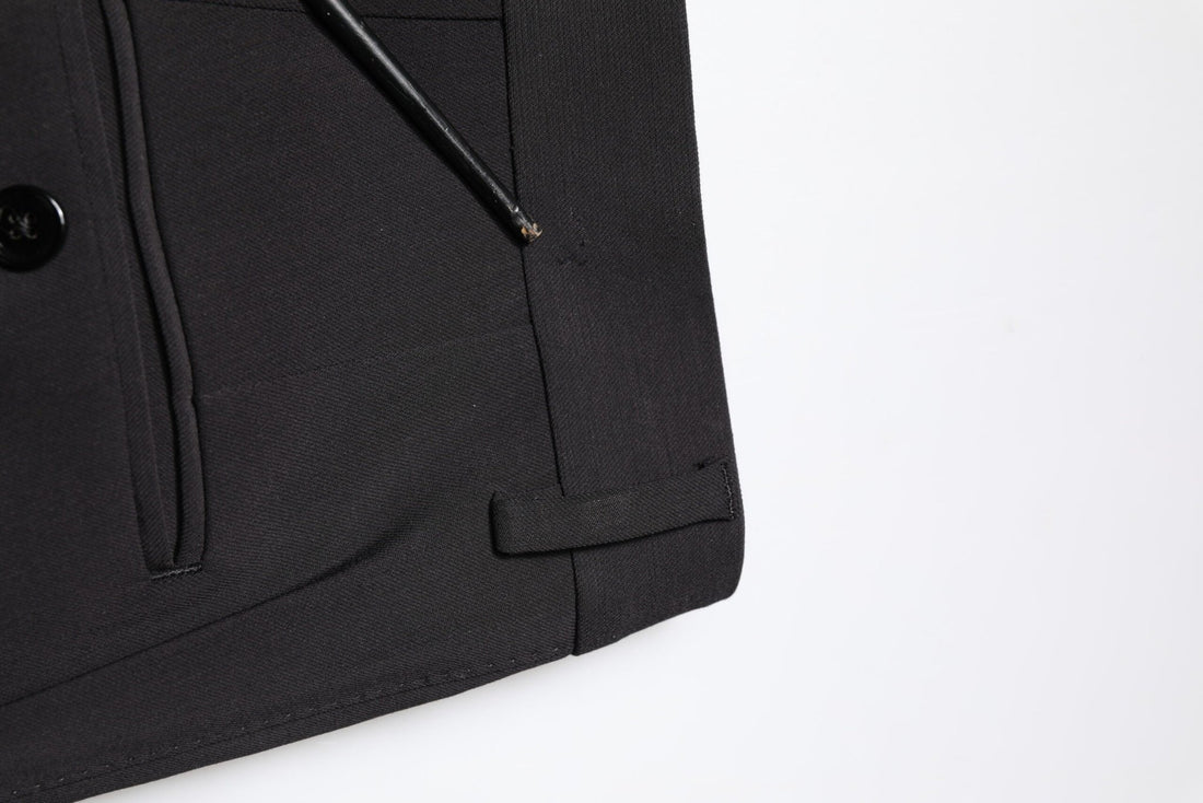 Dolce & Gabbana Black Cotton Single Breasted 2 Piece Suit - RIMODA