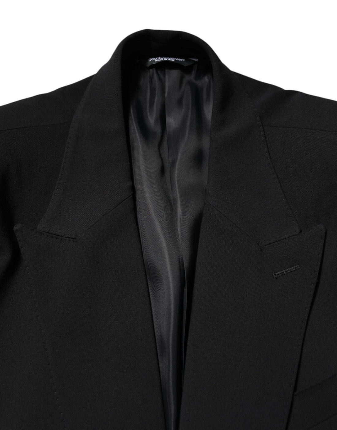Dolce & Gabbana Black Cotton Single Breasted 2 Piece Suit - RIMODA