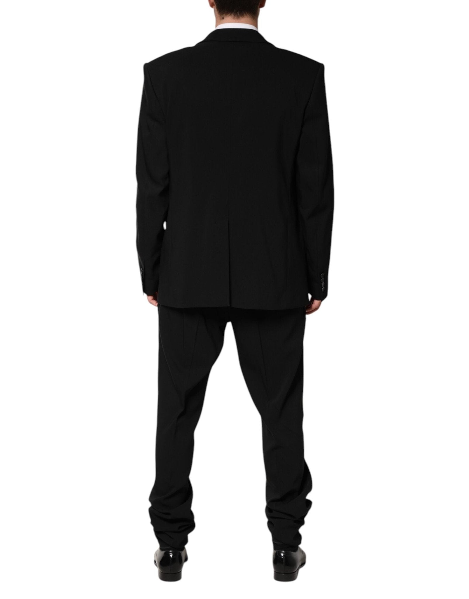 Dolce & Gabbana Black Cotton Single Breasted 2 Piece Suit - RIMODA
