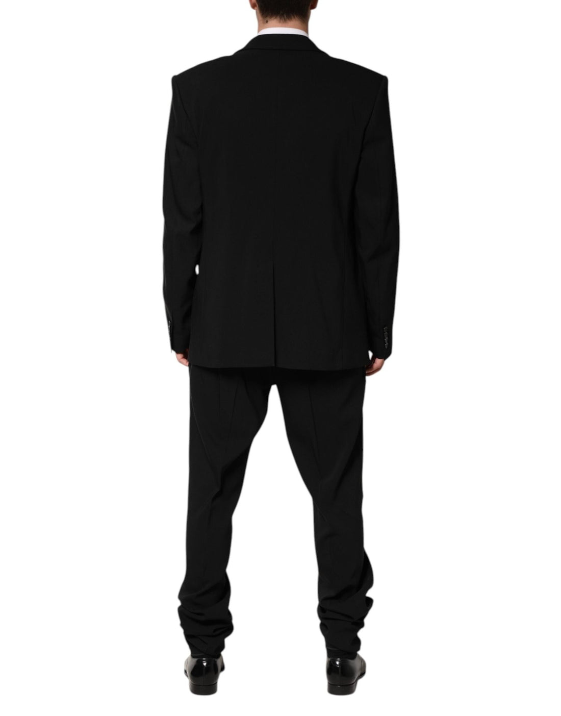 Dolce & Gabbana Black Cotton Single Breasted 2 Piece Suit - RIMODA