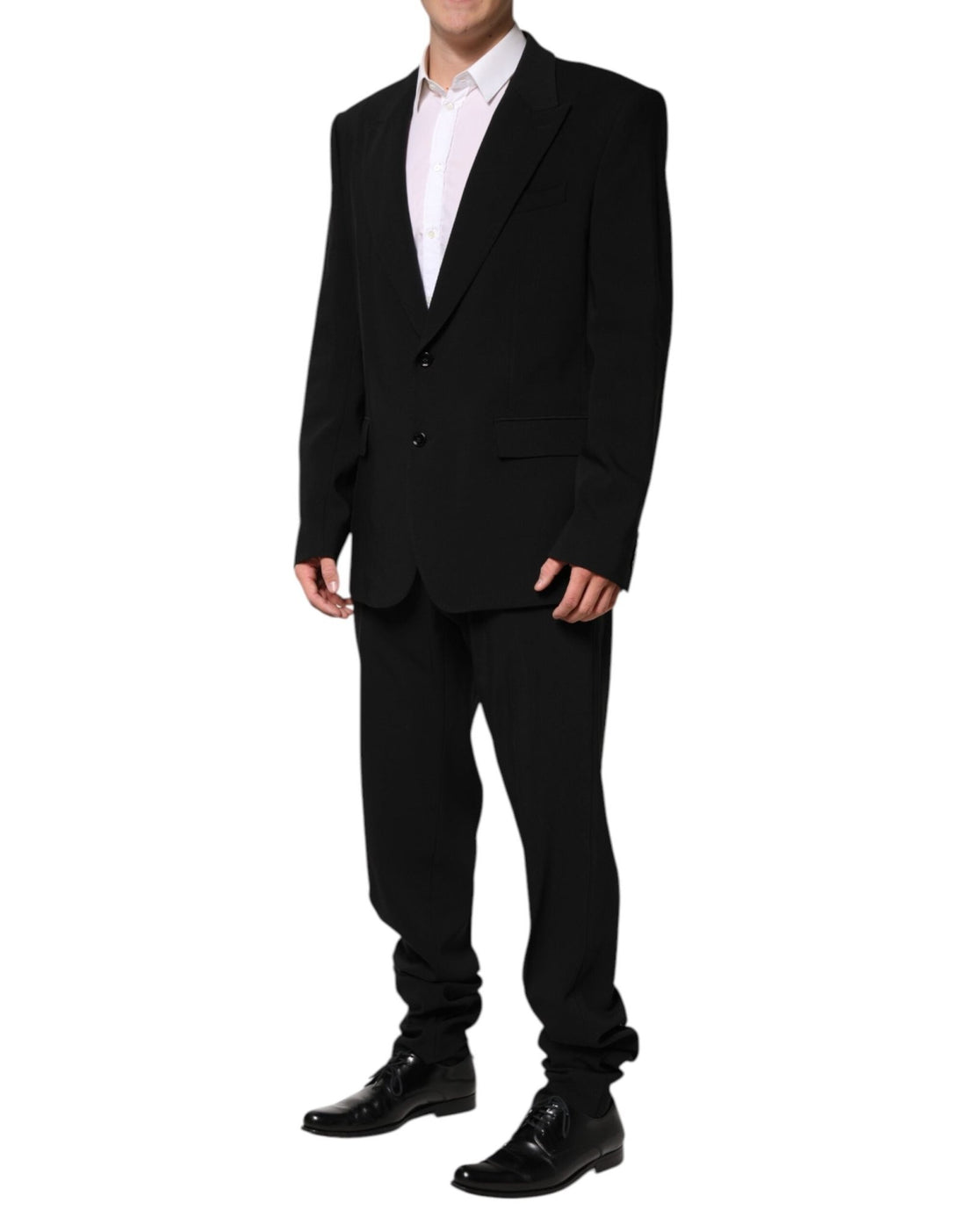 Dolce & Gabbana Black Cotton Single Breasted 2 Piece Suit - RIMODA