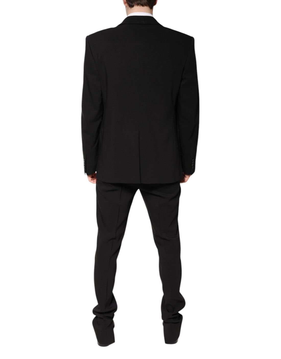 Dolce & Gabbana Black Cotton Single Breasted 2 Piece Suit - RIMODA