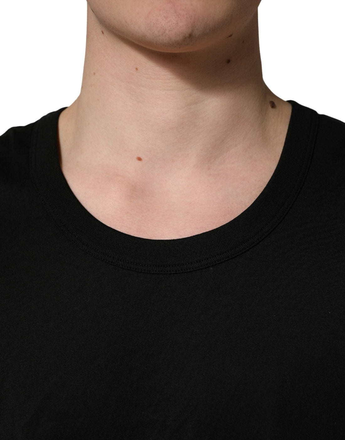 Dolce & Gabbana Black Cotton Sleeveless Men Tank Top T-shirt - RIMODA