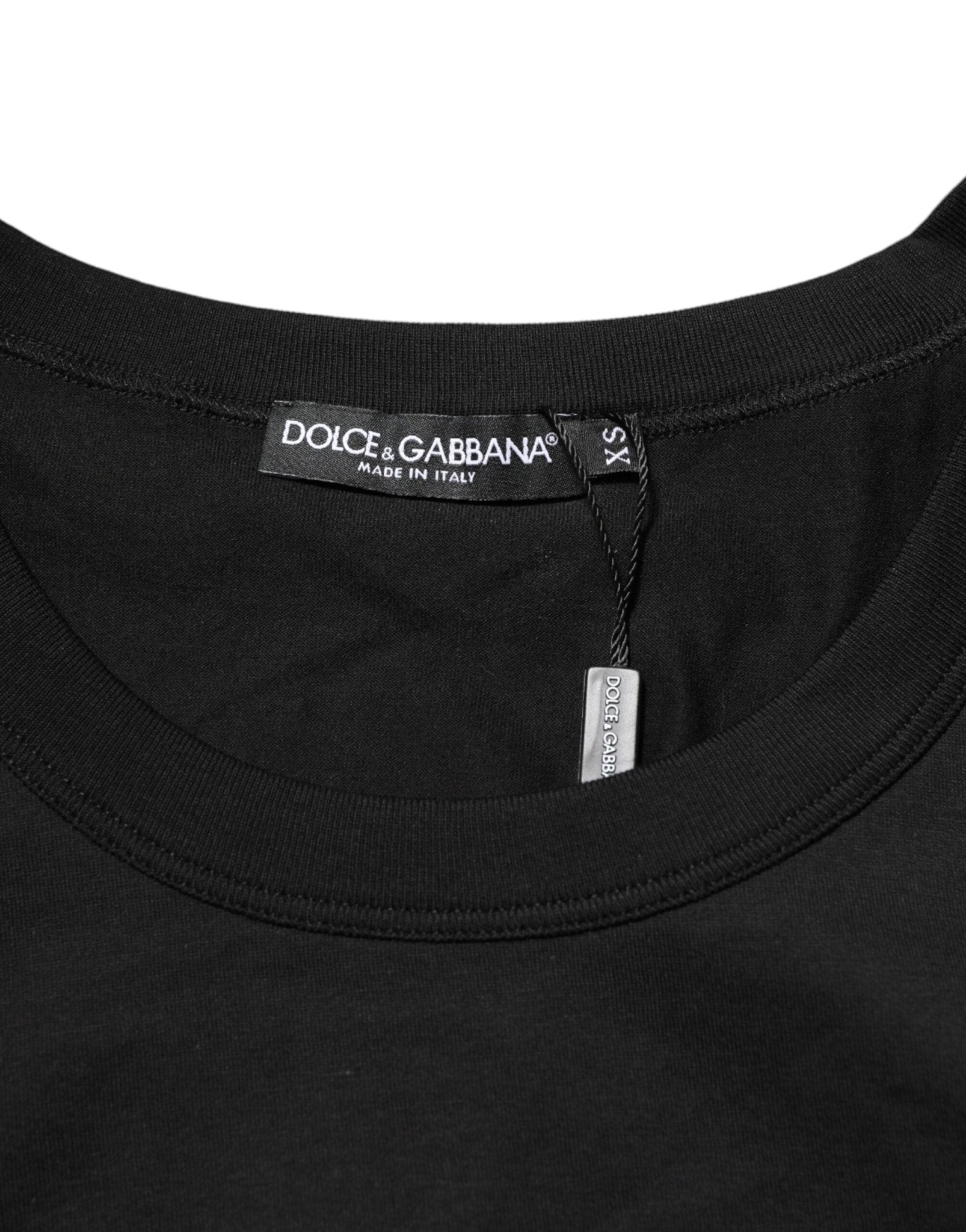 Dolce & Gabbana Black Cotton Sleeveless Underwear Men Tank Top - RIMODA