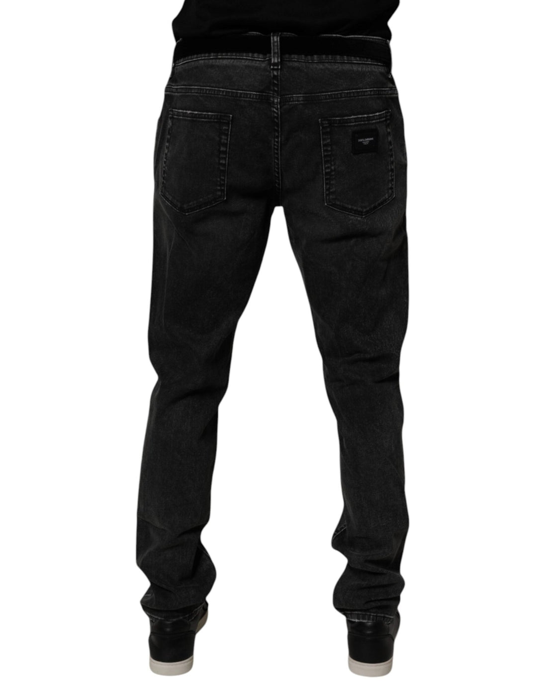 Dolce & Gabbana Black Cotton Stretch Men Skinny Denim Jeans - RIMODA