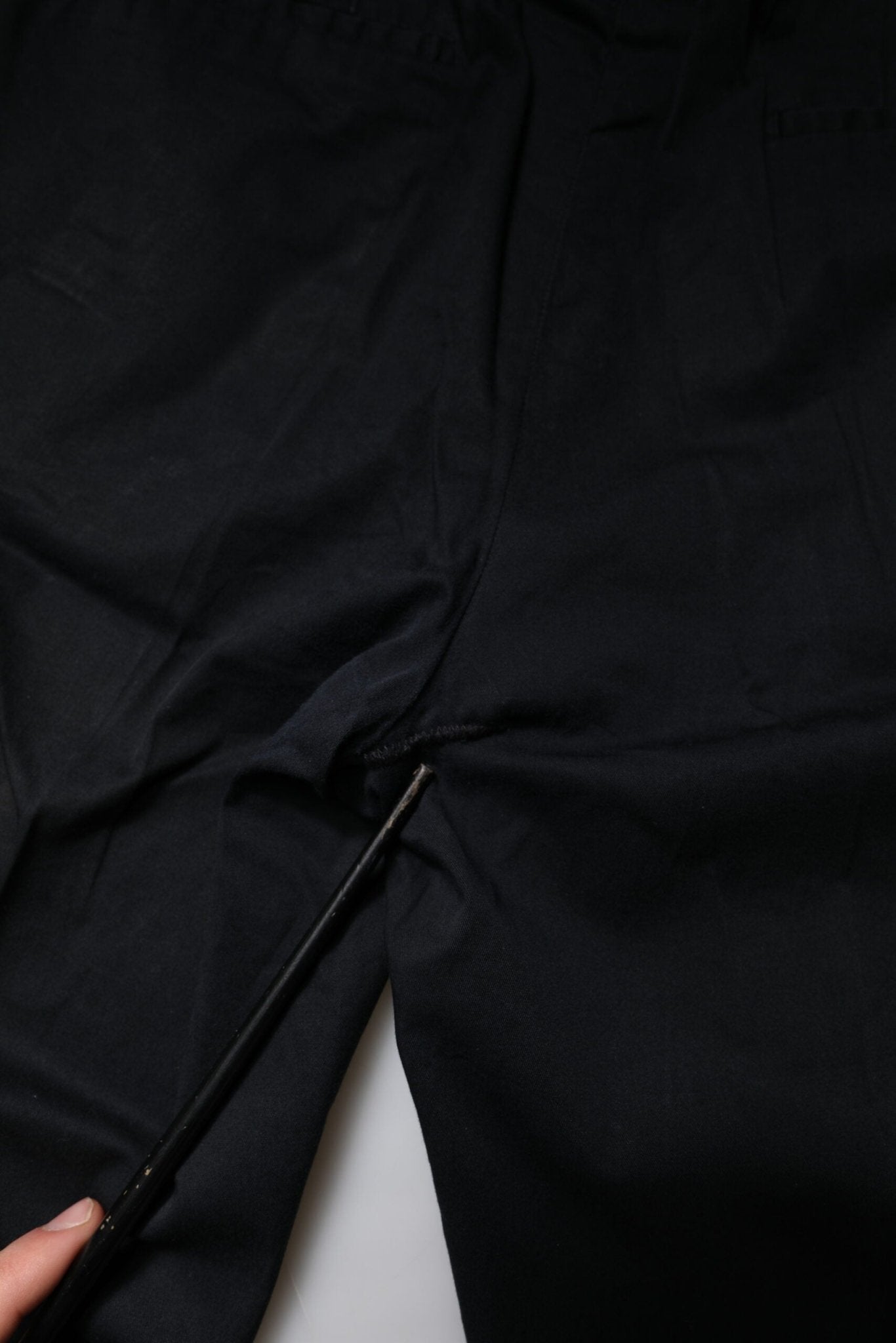Dolce & Gabbana Black Cotton Stretch Skinny Dress Formal Pants - RIMODA