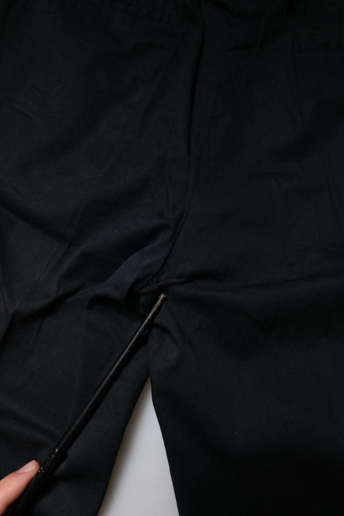 Dolce & Gabbana Black Cotton Stretch Skinny Dress Formal Pants - RIMODA