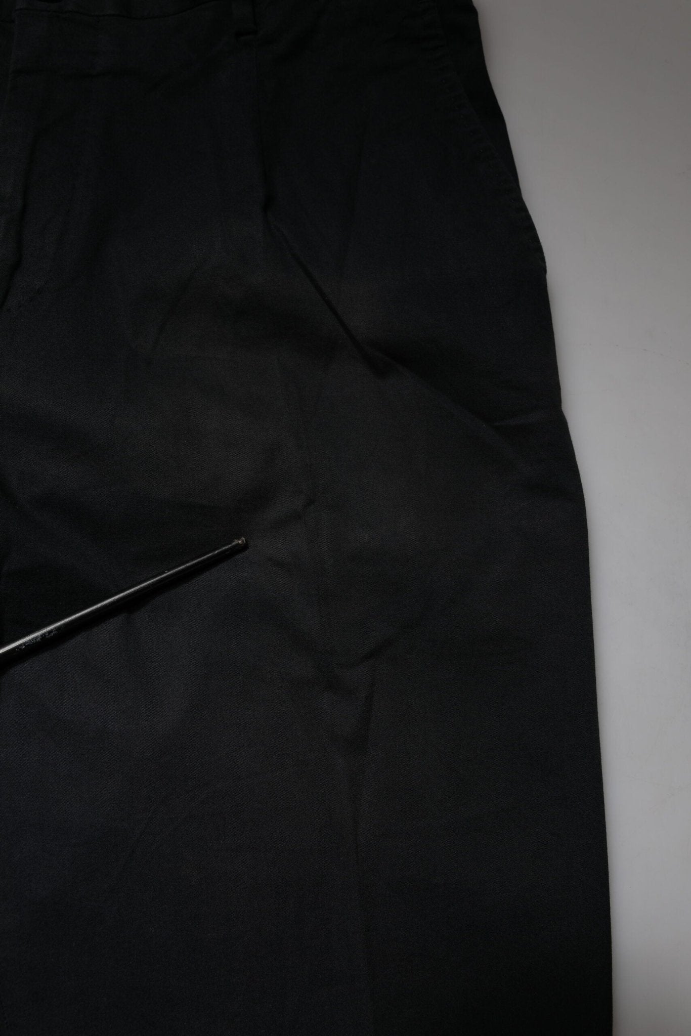 Dolce & Gabbana Black Cotton Stretch Skinny Dress Formal Pants - RIMODA