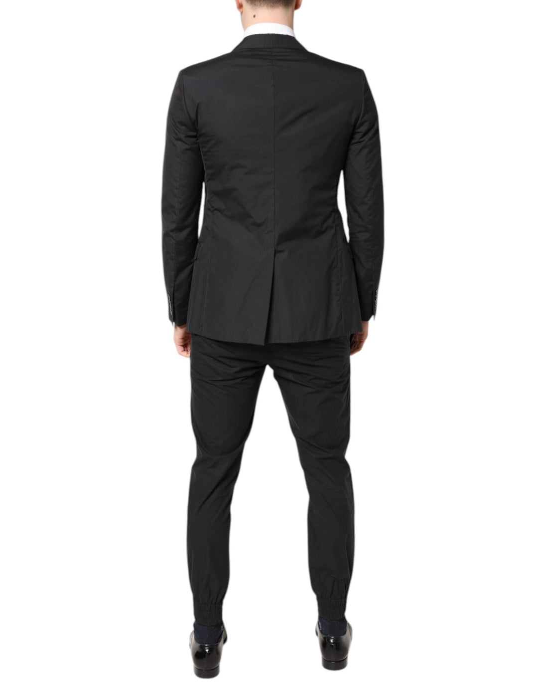 Dolce & Gabbana Black Cotton TAORMINA Formal 2 Piece Suit - RIMODA