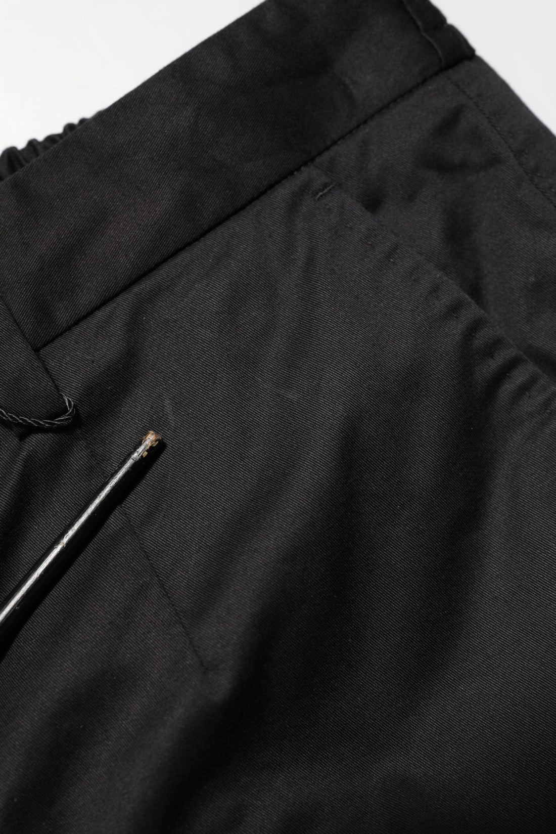 Dolce & Gabbana Black Cotton Tapered Men Formal Trousers Pants - RIMODA