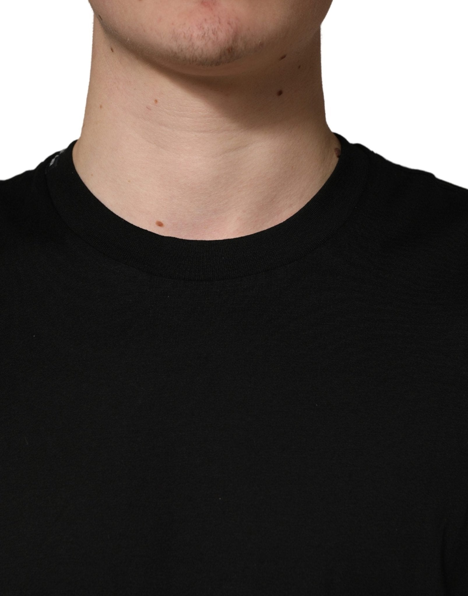 Dolce & Gabbana Black Crew Neck Sleeveless Tank Top T-shirt - RIMODA