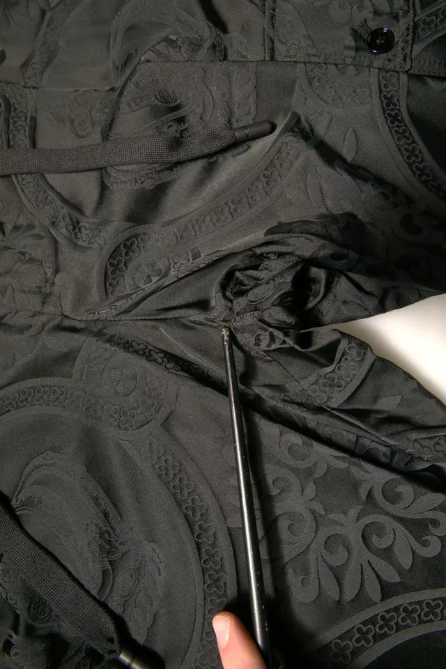 Dolce & Gabbana Black Crown Nylon Jogger Sweatpants Pants - RIMODA