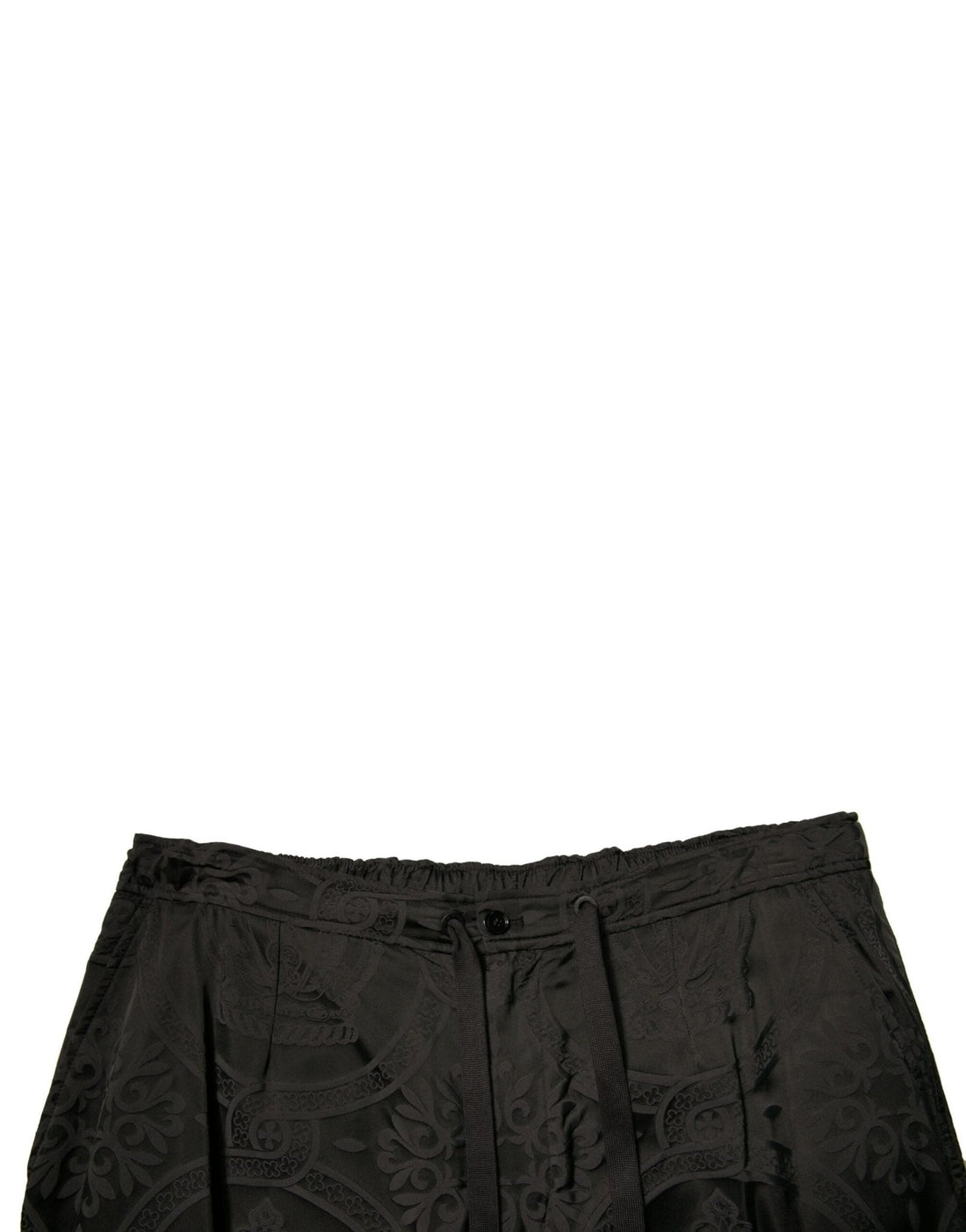 Dolce & Gabbana Black Crown Nylon Jogger Sweatpants Pants - RIMODA