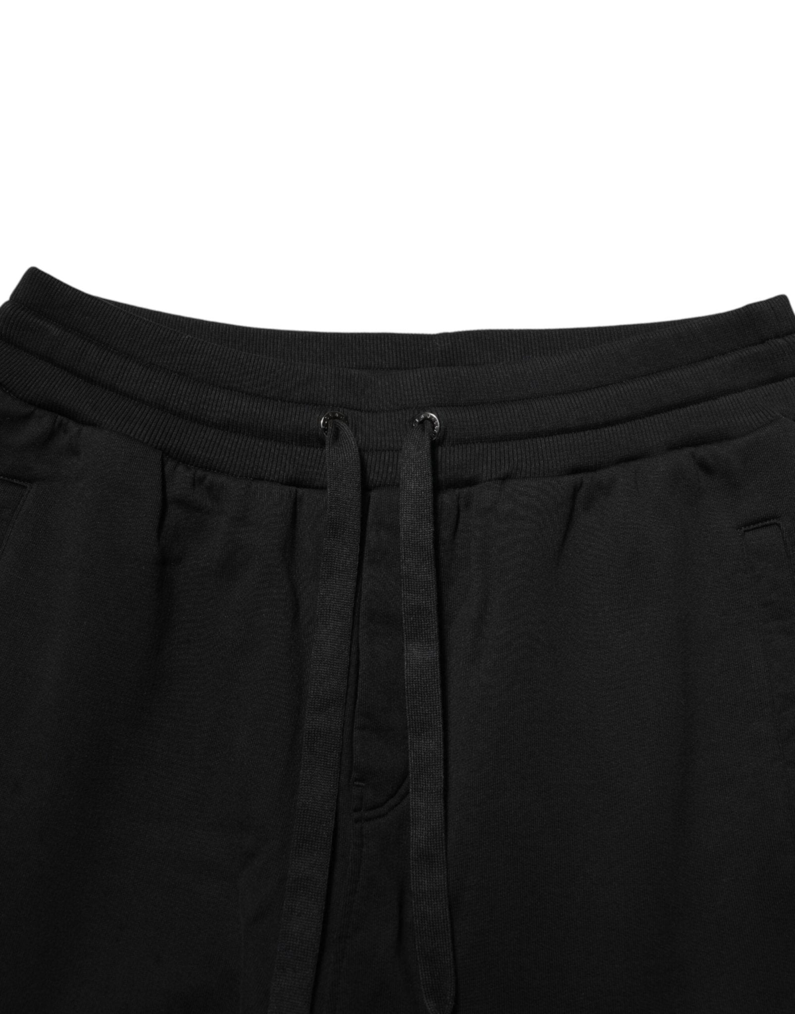 Dolce & Gabbana Black DG Logo Cotton Jogger Sweatpants Pants - RIMODA