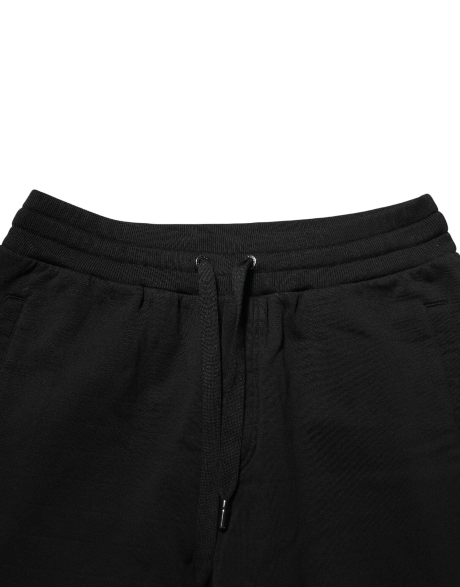 Dolce & Gabbana Black DG Logo Cotton Jogger Sweatpants Pants - RIMODA