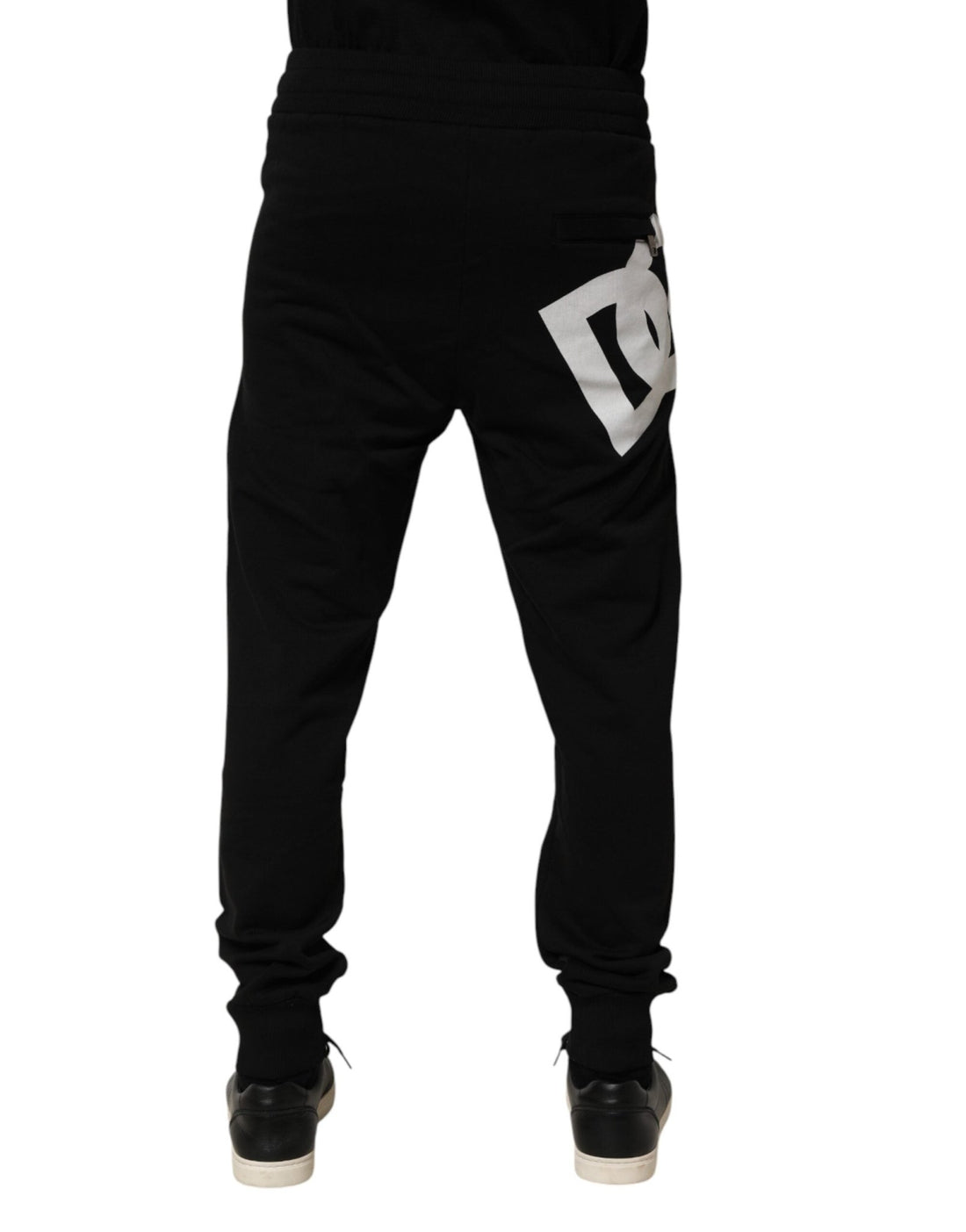 Dolce & Gabbana Black DG Logo Cotton Jogger Sweatpants Pants - RIMODA