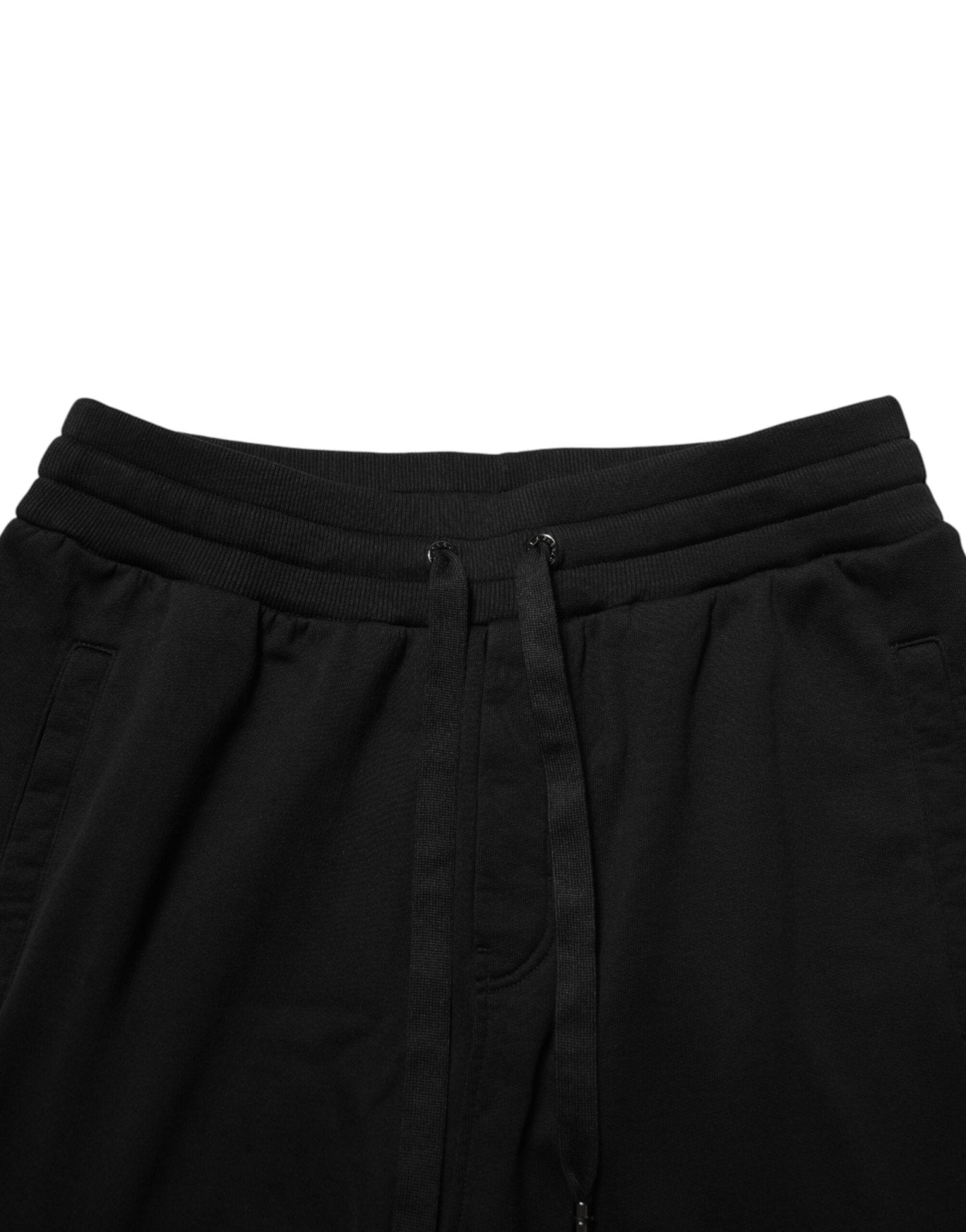 Dolce & Gabbana Black DG Logo Cotton Jogger Sweatpants Pants - RIMODA