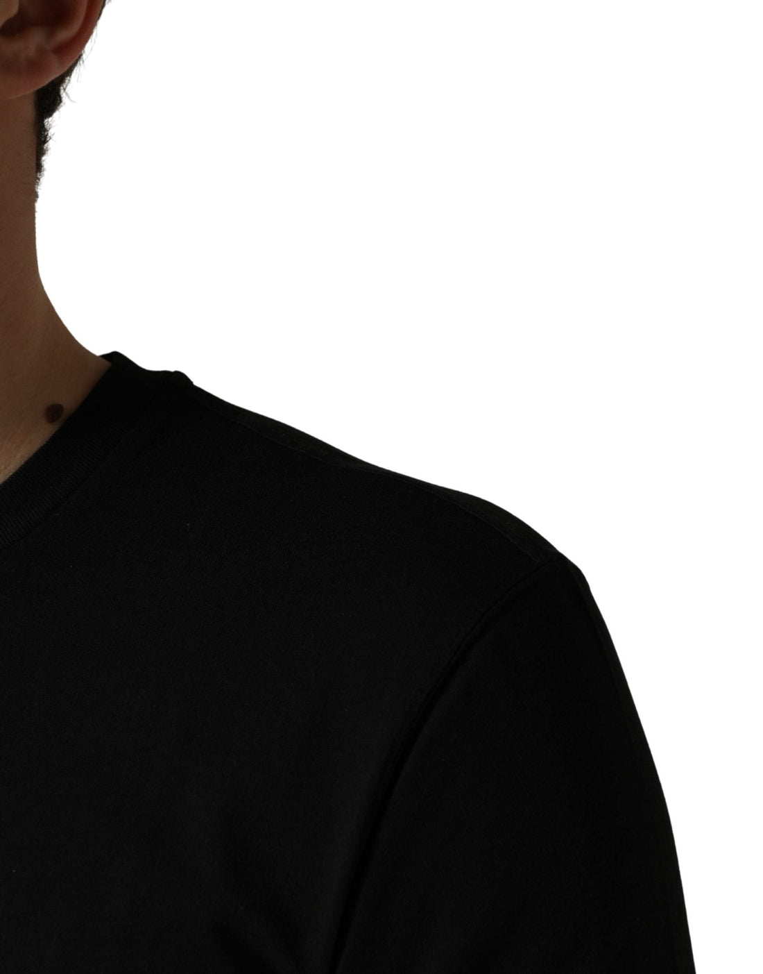 Dolce & Gabbana Black DG London Cotton Men Crew Neck T-shirt - RIMODA