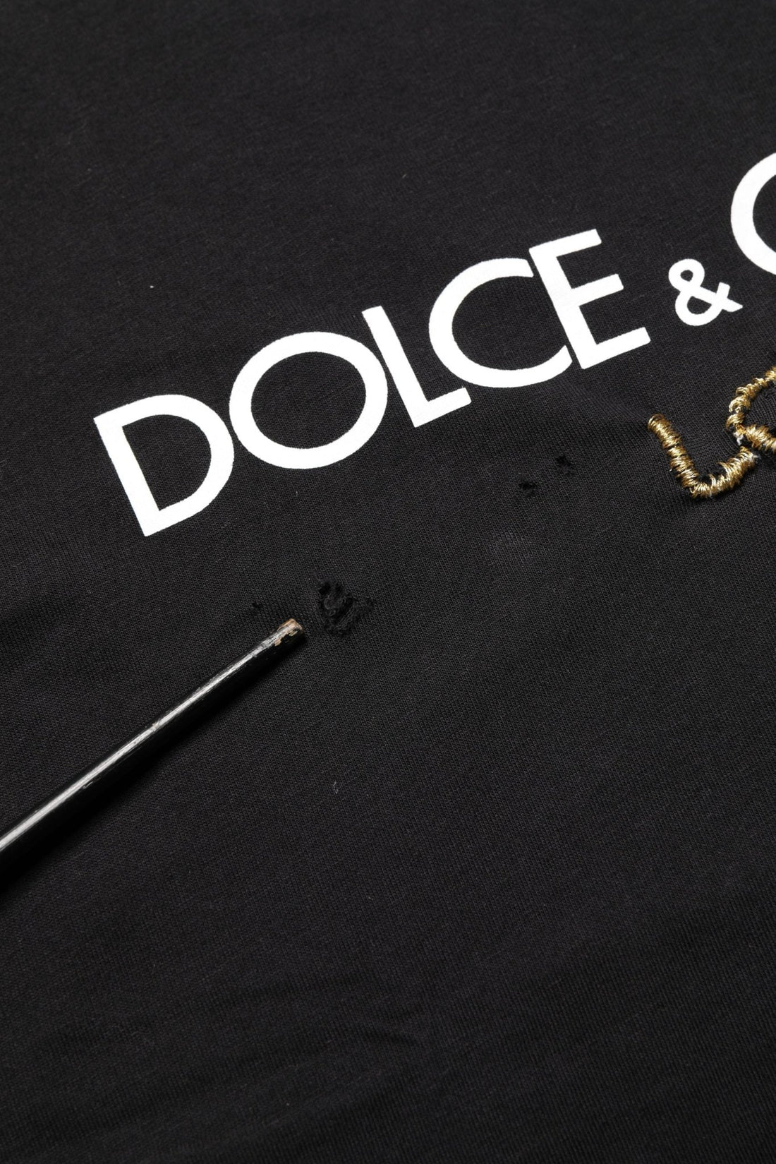 Dolce & Gabbana Black DG London Cotton Men Crew Neck T-shirt - RIMODA