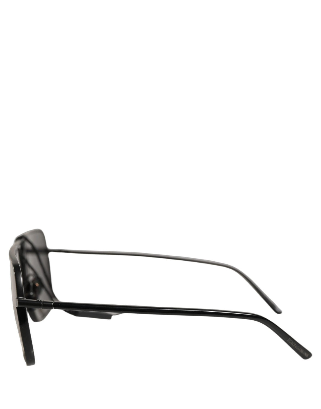 Dolce & Gabbana Black DG2193J Rectangular Metal Frame Eyewear Sunglasses - RIMODA