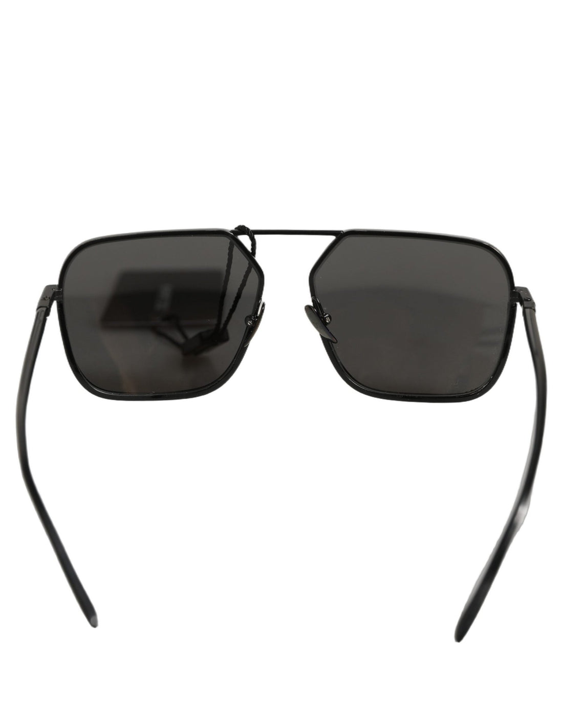 Dolce & Gabbana Black DG2193J Rectangular Metal Frame Eyewear Sunglasses - RIMODA