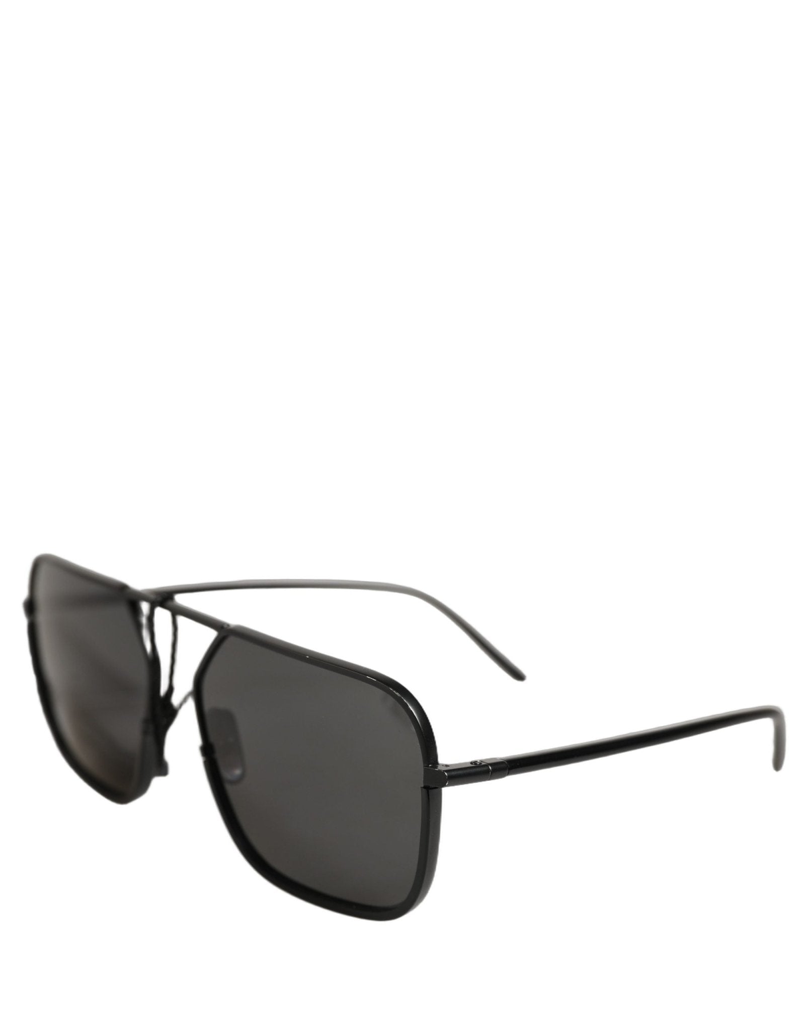 Dolce & Gabbana Black DG2193J Rectangular Metal Frame Eyewear Sunglasses - RIMODA