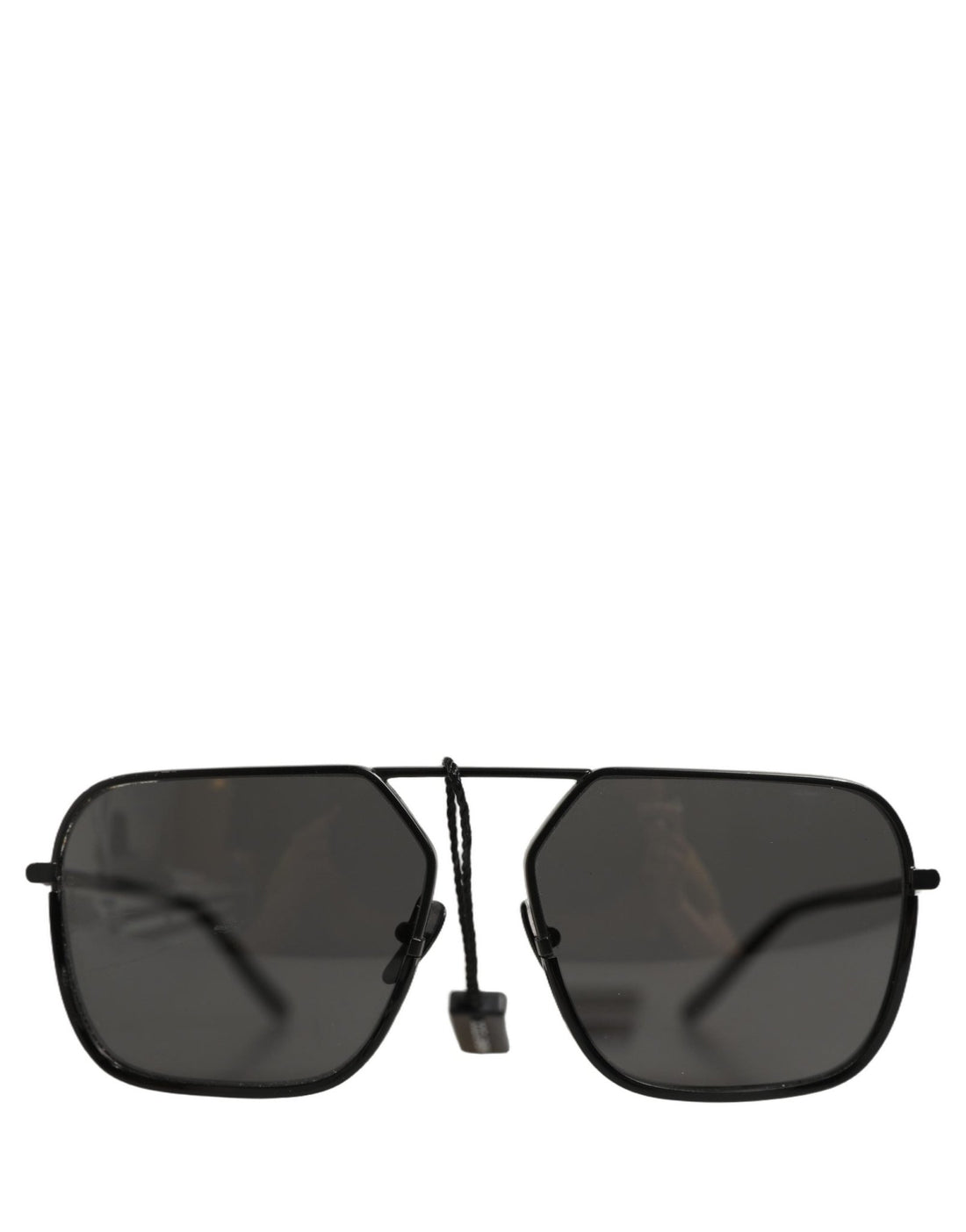 Dolce & Gabbana Black DG2193J Rectangular Metal Frame Eyewear Sunglasses - RIMODA