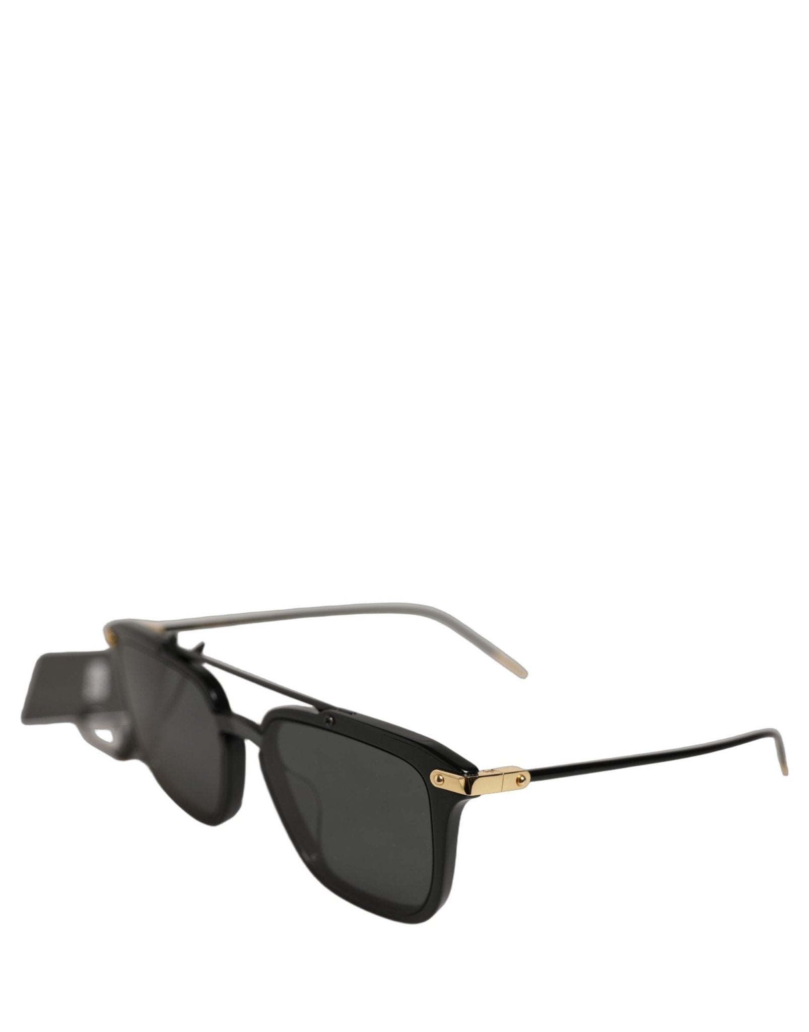 Dolce & Gabbana Black DG4327F Double Bridge Square Frame Sunglasses - RIMODA