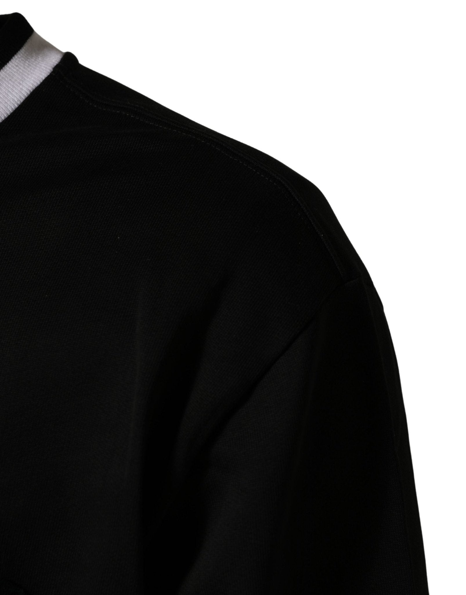 Dolce & Gabbana Black DGLogo Print Cotton Sweatshirt Sweater - RIMODA