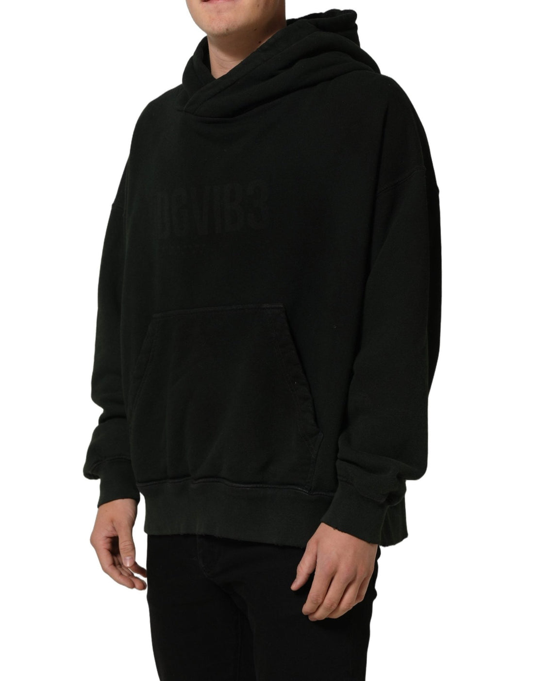 Dolce & Gabbana Black DGVIB3 Hooded Sweatshirt Men Sweater - RIMODA