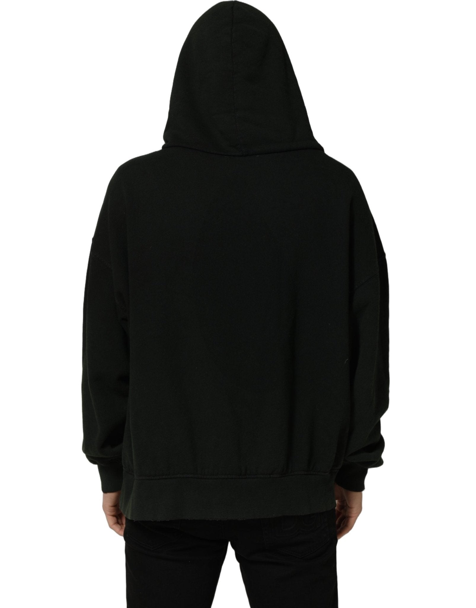 Dolce & Gabbana Black DGVIB3 Hooded Sweatshirt Men Sweater - RIMODA