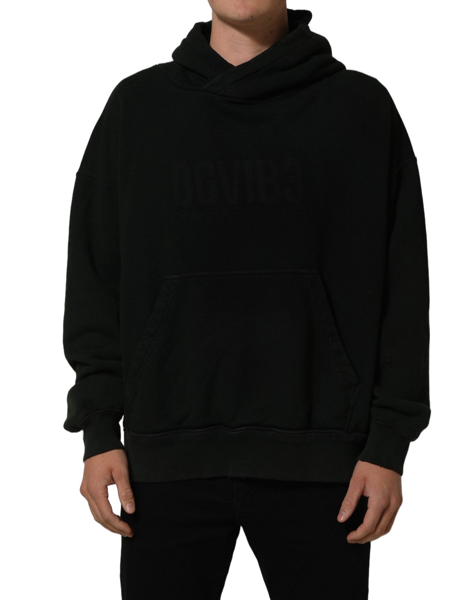 Dolce & Gabbana Black DGVIB3 Hooded Sweatshirt Men Sweater - RIMODA