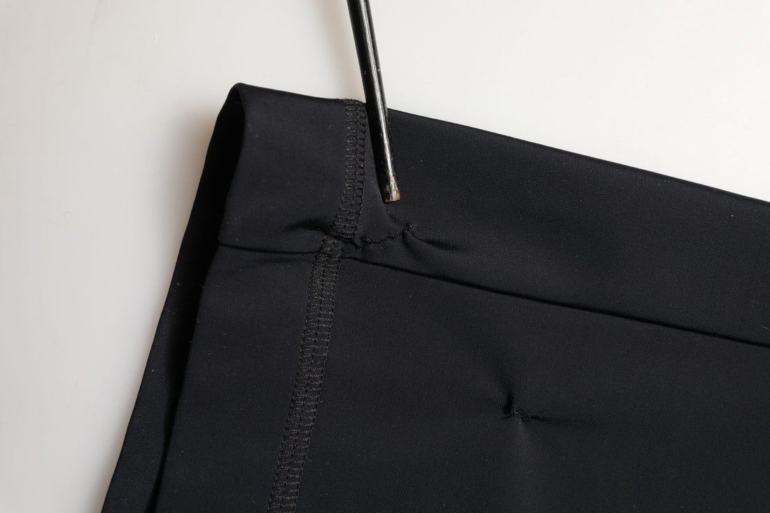 Dolce & Gabbana Black DGVIB3 Stretch Jersey Midi Pencil Cut Skirt - RIMODA