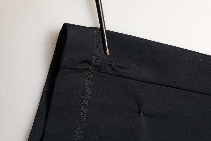 Dolce & Gabbana Black DGVIB3 Stretch Jersey Midi Pencil Cut Skirt - RIMODA