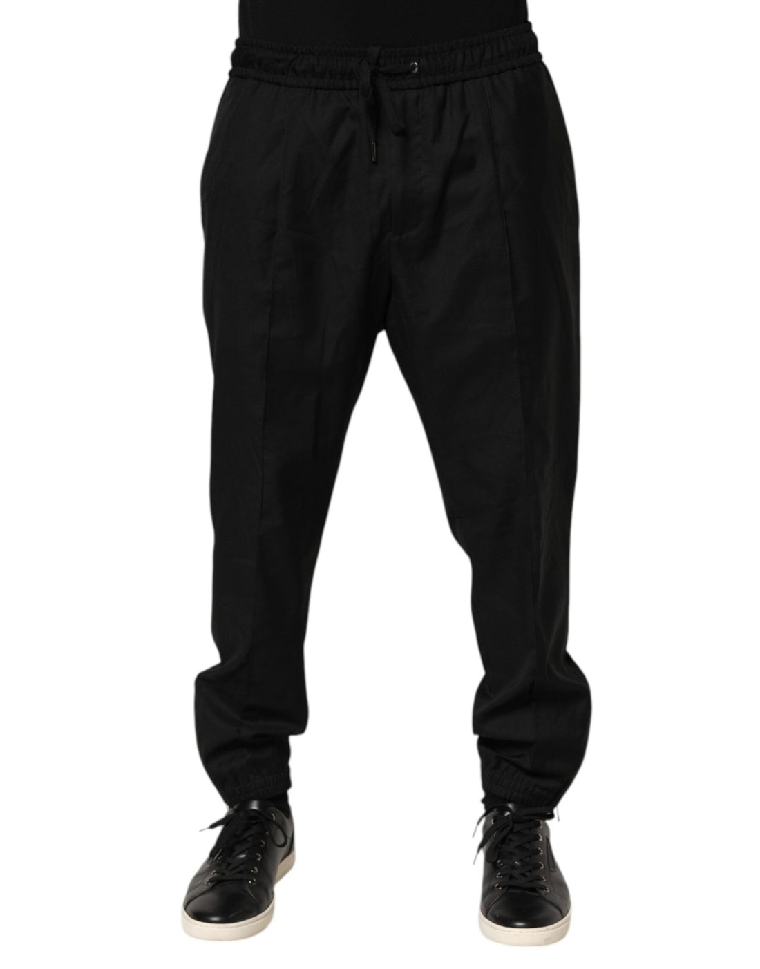 Dolce & Gabbana Black Drawstring Men Jogger Sweatpants Pants - RIMODA