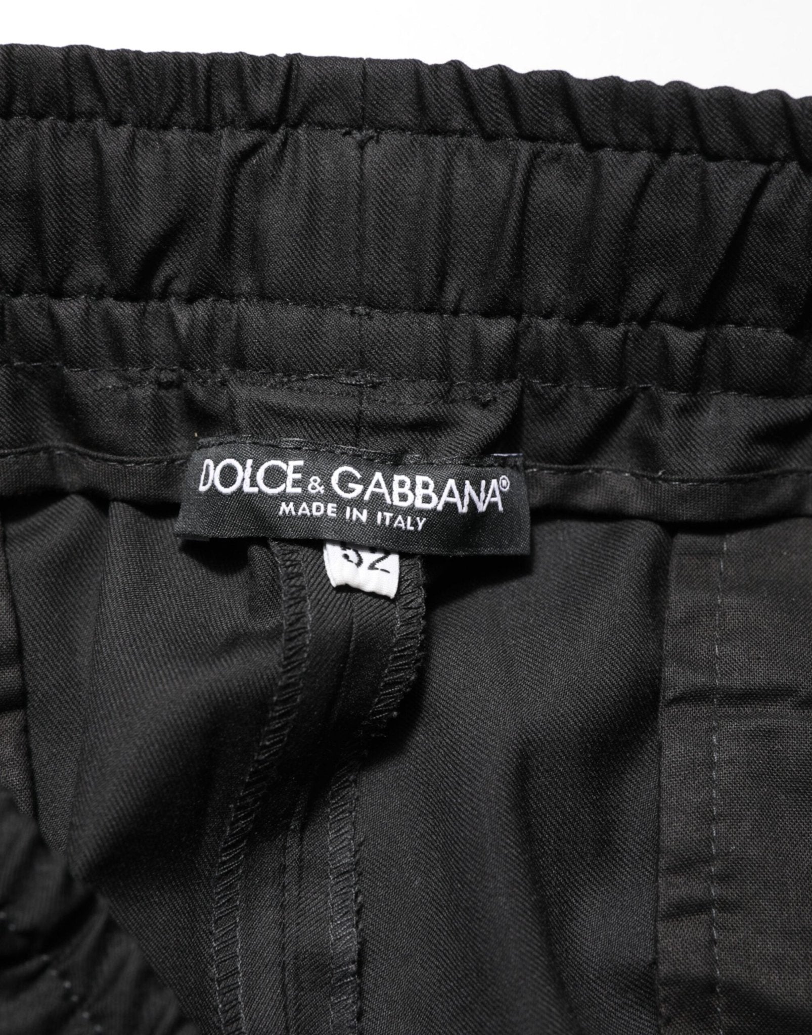Dolce & Gabbana Black Drawstring Men Jogger Sweatpants Pants - RIMODA