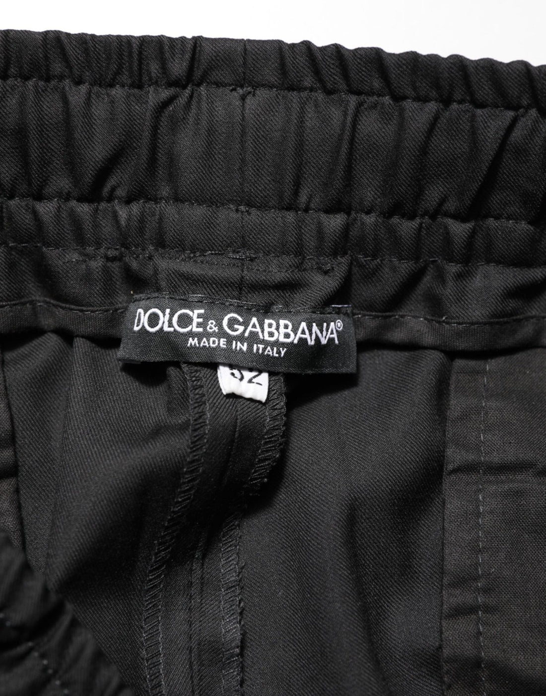 Dolce & Gabbana Black Drawstring Men Jogger Sweatpants Pants - RIMODA