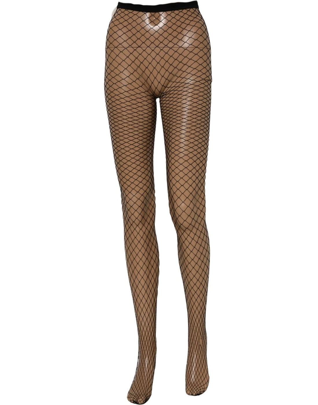 Dolce & Gabbana Black Fishnet Tights Stocking Pantyhose One Size Socks - RIMODA