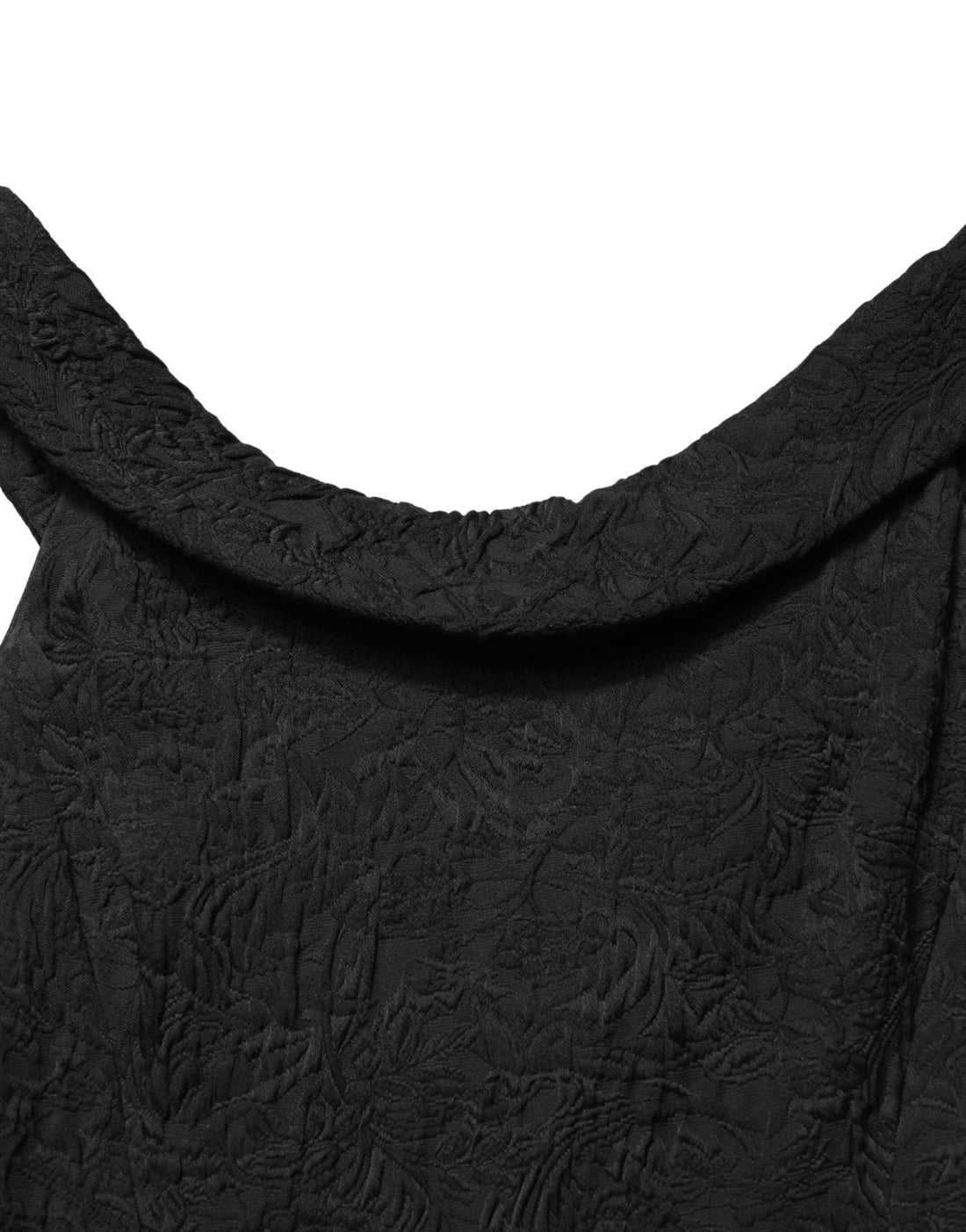 Dolce & Gabbana Black Floral Brocade Sheath Mermaid Dress - RIMODA