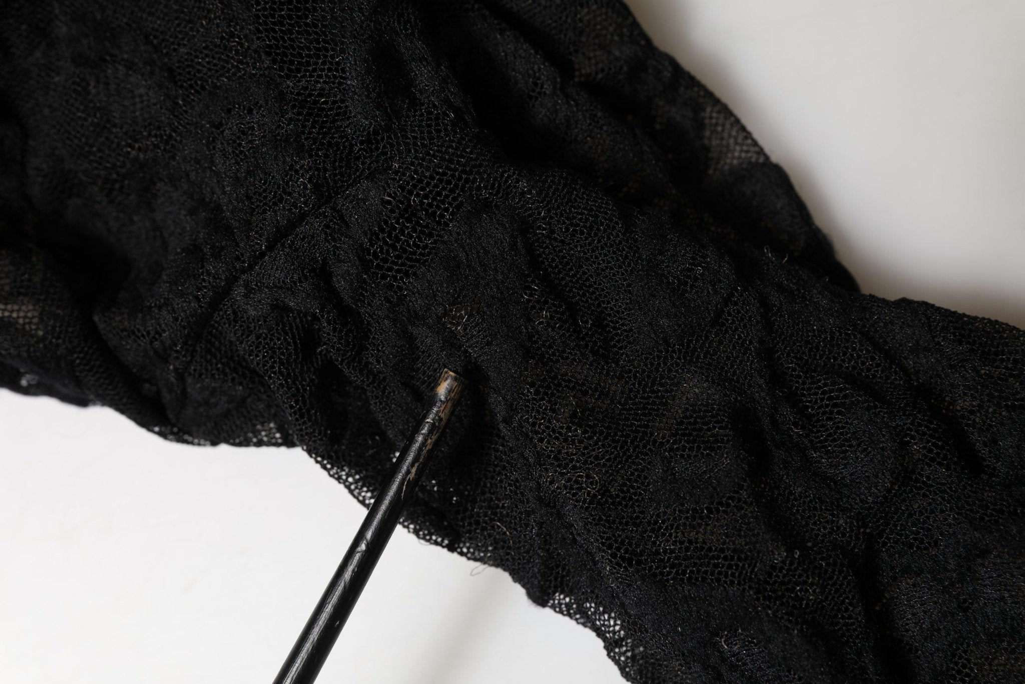 Dolce & Gabbana Black Floral Lace Turtle Neck Long Sleeve Top - RIMODA