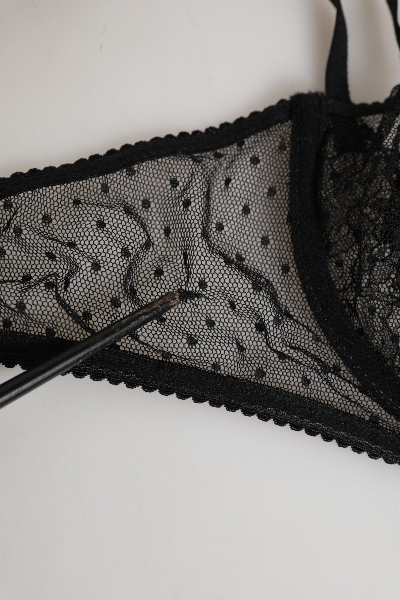 Dolce & Gabbana Black Floral Underwired Balconette Bra Underwear - RIMODA