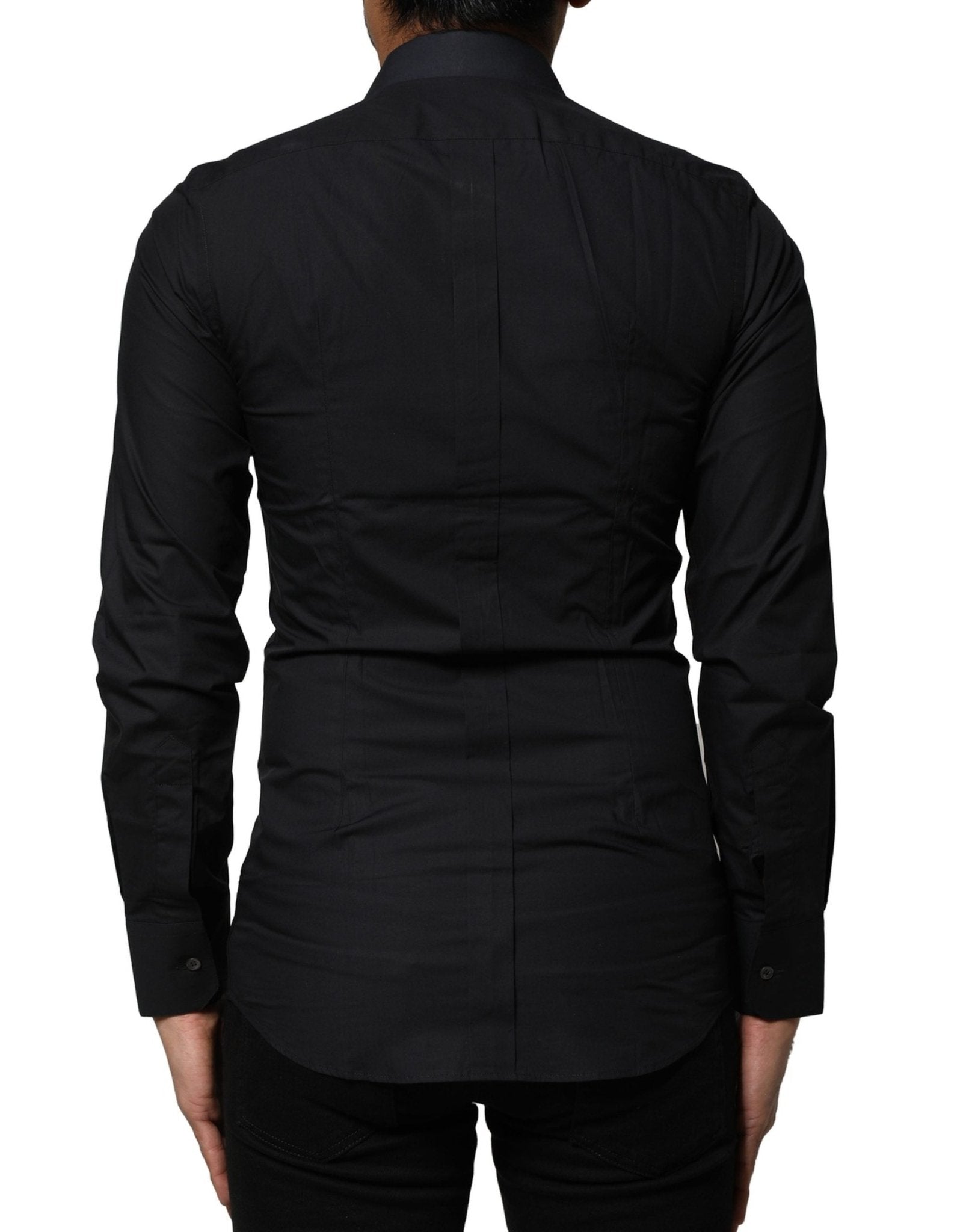 Dolce & Gabbana Black GOLD Long Sleeves Formal Dress Shirt - RIMODA