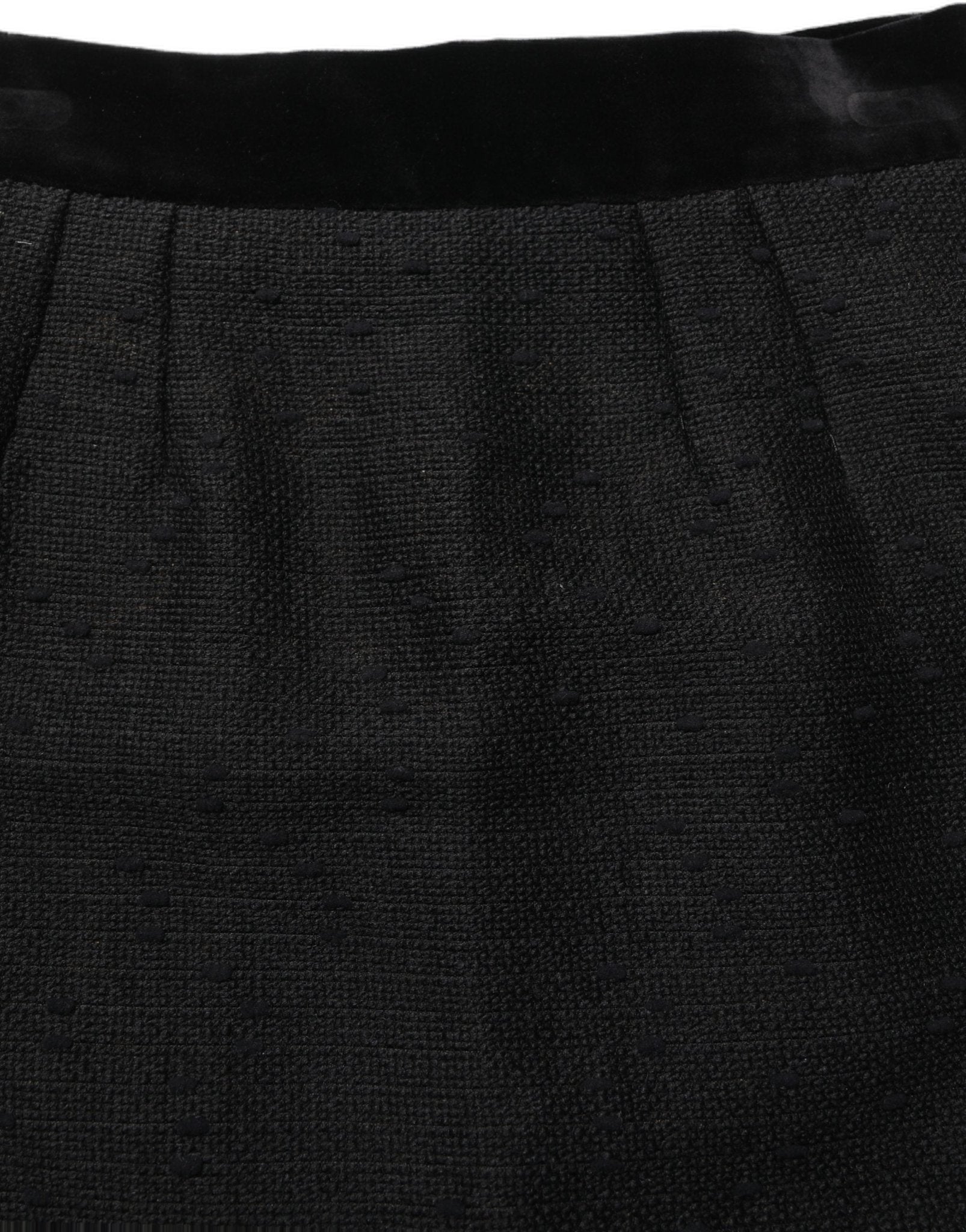Dolce & Gabbana Black High Waist Pencil Cut Knee Length Skirt - RIMODA
